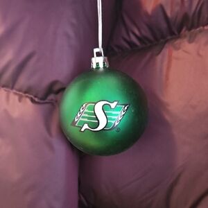 CFL Green Team Logo Holiday Ornaments - Set of 6 NEW